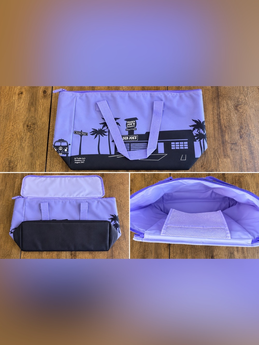 Trader Joeβs 7 Large Insulated Tote Bag Collection Rare Limited Colors Viral - Picture 5 of 9